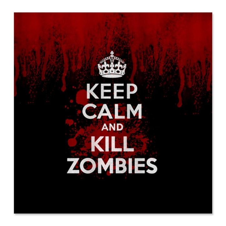 keep calm and kill zombies